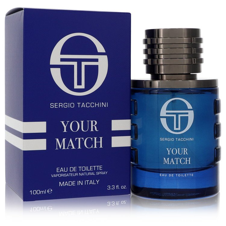 Sergio Tacchini Your Match by Sergio Tacchini Eau De Toilette Spray 3.3 oz for Men - Banachief Outlet