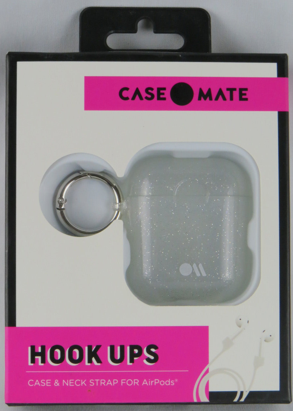 Case Mate Hookups Case & Neck Strap for Airpods Clear