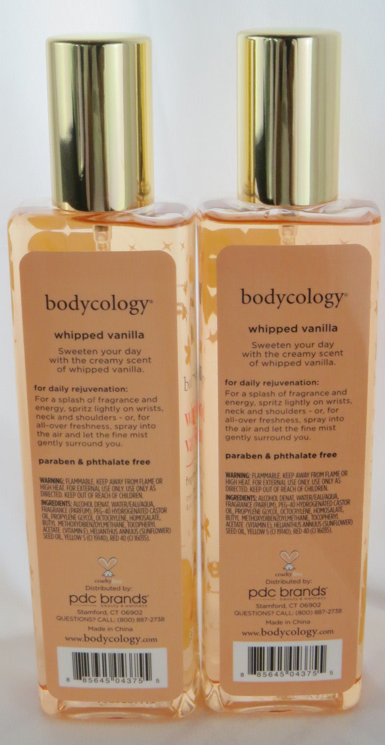 Bodycology Whipped Vanilla by Bodycology Fragrance Mist 8 oz for Women