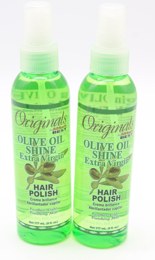 Africa's Best Originals Olive Oil Shine Extra Virgin Hair Polish Spray 6 fl oz