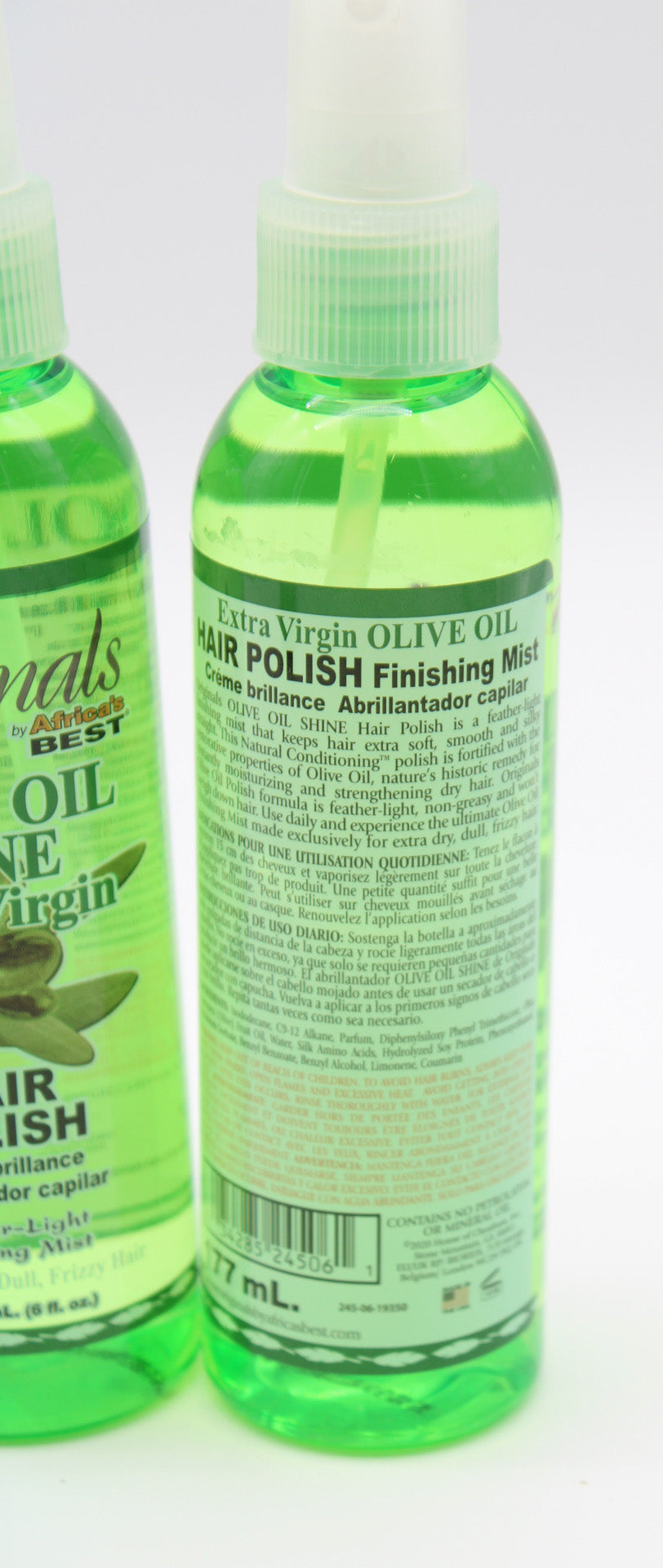 Africa's Best Originals Olive Oil Shine Extra Virgin Hair Polish Spray 6 fl oz