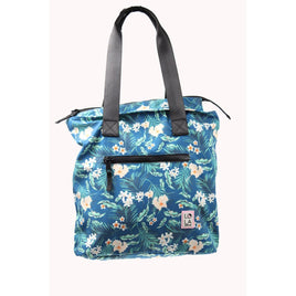 Women Handbag LOLA California Blooms Carryall Tote Blue Mutli