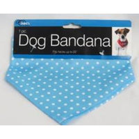 Dog Bandana Polka Dot Dog Bandana with Snap Closure Blue