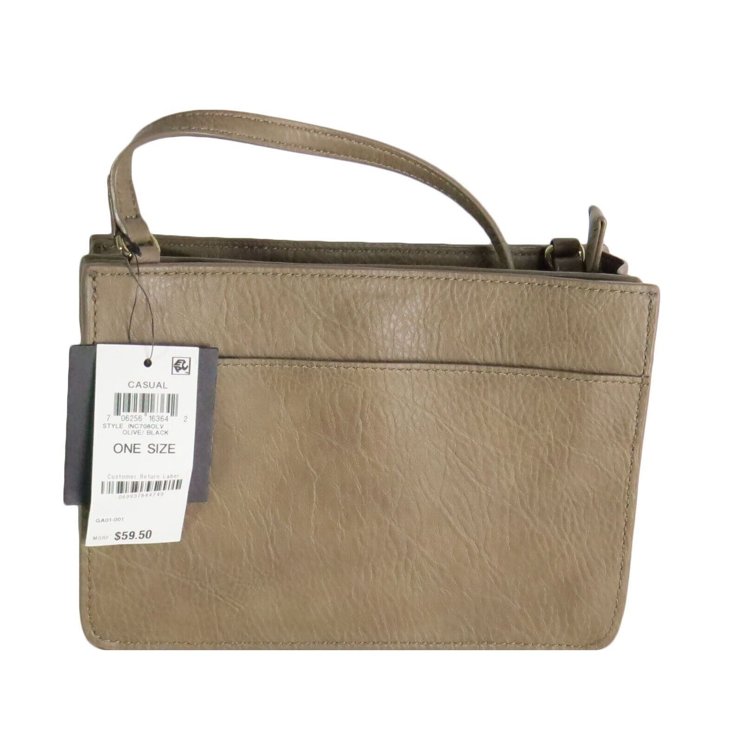 Women's Handbags INC International Concept Women's Kayla Crossboy Handbag Olive